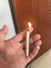 百诚百诚充气打火机迷你点烟器可放入烟盒砂轮纤巧细款铜打火机男女士 金色 1支 实拍图