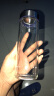 希诺（HEENOOR） 玻璃杯大容量加厚耐热带盖办公男茶杯防漏商超同款夏季单层杯子 蓝色杯盖 XN-6053-460ML 实拍图