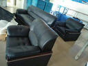 后冠（HOUGUAN）办公沙发会客接待沙发办公室沙发茶几组合商务沙发三人位沙发 西皮单人位 实拍图