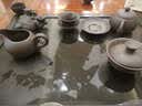 鸿冠 紫砂功夫茶具套装整套家用茶道原矿手工紫砂壶茶杯盖碗办公送礼 款十三 17头黑色紫砂茶宠 实拍图