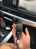 奥迪新A4L Q5L A7 A5 A6L Q3Q8汽车钥匙包套 改装遥控器钥匙壳男女锁匙扣挂链内饰品 【A款智能三键】-奶灰色+金属扣 汽车用品配件功能小件 实拍图