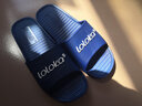 路路佳路路佳凉拖鞋女舒适防滑耐磨透气浴室洗澡PVC凉拖鞋不臭脚防静电 深蓝色 42 实拍图