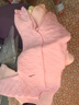 优奇婴儿衣服新生儿保暖三层夹棉连体衣春秋冬季哈衣爬服男女宝宝睡衣 2件【浅蓝+浅粉】 66cm 实拍图