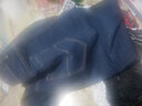 酷万（coolku）300斤新款宽松弹力特大码牛仔裤厚款男士直筒加肥加大号胖子长裤 蓝黑8629 44 【250斤左右穿】 实拍图