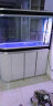 阿诺克 客厅鱼缸子弹头生态水族箱超白玻璃中大型养鱼缸鞋柜上门安装 银+黑色 上过滤 长1.2米缸+柜(可做鞋柜) 实拍图