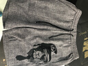 品立（PINLI）休闲短裤男士潮流印花修身五分裤夏季薄款沙滩裤子 灰色 M170 实拍图