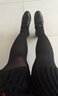 浪莎丝袜女性感黑色天鹅绒连裤袜秋季大码女士肉色打底袜光腿神器春秋打底裤袜加肥加大双面加档 黑1肤2 120D特大宽体（不透肉）适合10-20度 实拍图