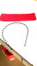 伊洛芙运动户外头饰发带男头套字母头巾宽边运动头带潮女背头发带宽发带 112#酒红-发带 实拍图