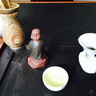 ku-life小僧紫砂茶宠摆件弥勒佛茶玩 茶具配件茶盘配件 幻空童子(墨绿) 实拍图