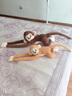 菲洛林 长臂猴公仔毛绒玩具吊挂猴子卡通玩偶新款吊猴 褐色 80cm. 实拍图