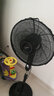 奔奔鹅电风扇安全网罩保护小孩儿童防夹手防护网全包风扇套无添加荧光剂 【450mm】18寸黑色 1件装 实拍图