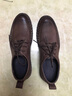 劳克士春季头层牛皮休闲皮鞋男英伦商务工装鞋低帮上班透气男鞋手工鞋 棕色 43 实拍图