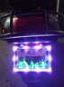 美蒂亚摩托车电动车灯12v汽车爆闪灯刹车灯鬼火雅马哈摩托车彩灯装饰灯 紫色 一对 实拍图
