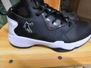 乔丹高帮篮球鞋男鞋运动鞋2025秋冬季新款专业轻便减震透气青少年球鞋 黑色/白色 42 实拍图