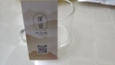 淳意玻璃小茶杯彩色带把品杯透明品茗杯子加厚耐热 透明2只装 实拍图