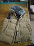 匹卡特（PIKATE）马甲男士秋冬季外套休闲马夹羽绒棉韩版背心坎肩衣服保暖大码男装 卡其色 XL 实拍图