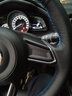 奥迈尔马自达真皮手缝方向盘套昂克赛拉阿特兹CX-5/CX-4马3马6汽车把套 黑皮蓝线 实拍图