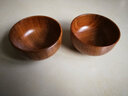 千年恋木 木碗餐具日式家用酸枣木碗大小号宝宝儿童碗定制刻字实木米饭碗 成人碗小号(12cm) 实拍图