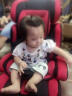 贝蒂乐儿童汽车安全座椅 加强防护婴儿座椅 9个月-12岁 可配ISOFIX 蓝星星+ISOFIXZ 实拍图