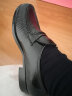 好多福（OTAFUKU）日本制健康磁疗男鞋GR-110中老年人保健皮鞋真皮商务皮鞋 百搭黑色 39 日本码24.5cm(4E) 实拍图