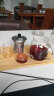 尚明耐热玻璃冲茶壶泡茶壶茶水分离过滤家用大容量泡茶器加厚茶具 4小杯+ 900ml 实拍图