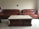 逸凯琳（Ekelly） 逸凯琳真皮沙发头层牛皮1+2+3组合现代客厅中式小户型123组合 中厚皮2+3组合 实拍图