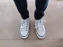 回力女鞋系带休闲鞋学生夏季经典帆布鞋女韩版百搭舒适低帮透气板鞋子 黑白 38 实拍图