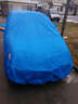 小丑鱼汽车车衣车罩福克斯卡罗拉哈弗h6福睿斯朗逸捷达宝来马自达36英朗防晒防雨隔热加厚车套 蓝色 雪佛兰科鲁兹凌派雅阁思锐 实拍图