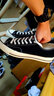 匡威（Converse）男鞋女鞋 ALL STAR系列经典帆布鞋休闲情侣休闲鞋学生板鞋 【厚底增高】中性低帮帆布鞋 A06557 42.5 实拍图