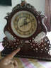 康巴丝（Compas）挂钟古典欧式座钟2025款复古客厅装饰台钟创意卧室床头时钟石英钟 3019炫栗 实拍图