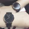 丹尼尔惠灵顿（DanielWellington） DW手表男 魅黑时尚男士手表简约石英欧美腕表 520礼物送女友 DW00100127+DW00100139 实拍图
