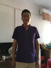 G2000【刺绣撞色】2026年春秋男士透气上衣柔软亲肤短袖POLO衫男翻领 螺纹翻领-靛蓝 L (175) 实拍图