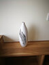 福美林（FUMEILIN） 简约现代家居饰品时尚客厅黑白羽毛花瓶工艺品摆件花器装饰摆件 羽毛炮弹瓶+仿真马醉木+小卡片 实拍图