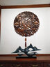 沃皓（wohao）新品东阳木雕挂件圆形镂空雕刻工艺壁饰家居客厅酒店壁画 家 实拍图