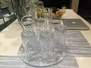 高斯（Glass）捷克进口水晶玻璃果盘托盘欧式古典简约果盘糖果盘水果盘居家果盘 透明 1个 实拍图