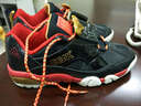 匹克运动鞋男篮球鞋秋冬网面透气耐磨跑步鞋高帮战靴实战防滑运动跑鞋 黑色/深灰 44 实拍图