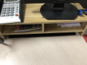 火月亮 电脑显示器屏增高架桌面办公室整理收纳垫高液晶台式置物架子 双层带隔断+三层柜【浅胡桃色】 实拍图
