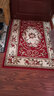 万腾 欧式剪花长条地毯卧室床边毯长方形家用过道走廊地毯门口进门入户玄关门厅地毯厨房加厚满铺阳台飘窗毯 1018R 1000*1500mm 实拍图