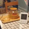 青麦 简约玻璃花草茶水果茶壶耐热茶具带竹盖过滤网北欧风格透明茶水壶凉茶壶茶杯 矮壶+4园趣杯+双耳托盘 实拍图