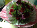 鹊缘鲜花情人节11朵红玫瑰花同城配送老婆女朋友生日同城鲜花速递送花 11朵粉玫瑰-少女款 晒单实拍图