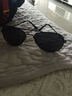 亿眸 新款儿童眼镜太阳镜男款防紫外线墨镜男女同款儿童彩色蛤蟆镜 黑框灰片 实拍图