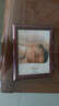 约美相框办公室实木相框儿童摆台木质玻璃镜面实木洗照片个人写真实木 红木色 8寸（15.2x20.3cm） 实拍图