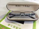 目匠 变色近视眼镜男女款 防辐射近视眼镜框架近视太阳镜护目镜 黑色-纯钛-6320 变色配镜1.67变灰色镜片 实拍图