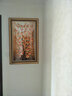 玄关装饰画竖版走廊过道壁画欧式入户墙画楼梯风水挂画酒店大堂大气单幅花卉有框画 发财树—招财纳福（复式装裱+高透有机玻璃） 70x110cm（适合1~1.2米宽墙面） 实拍图