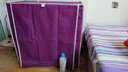 蜗家（wojia） 简易鞋柜鞋架多层防尘布鞋架鞋柜玄关柜收纳柜组合四层柜子储物柜宿舍寝室家用门口 03c紫色【长61宽30高63cm】 实拍图