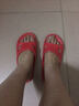 足间舞 韩版拖鞋 夏季居家情侣 凉拖鞋 浴室防滑拖鞋女夏天男士情侣拖鞋地板拖鞋 洗澡软底 1913 红色 37 实拍图