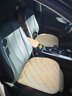 迪加伦 汽车坐垫 冬季毛绒加厚车用座垫 通用 无靠背防滑保暖坐垫 车载车内装饰用品绒座套 全车三件套(米色) 升级带手机兜 实拍图