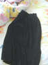 特尚莱菲2021夏季新款半身裙女网纱裙中长款纱裙百褶仙女裙显瘦半裙子SSF983 黑色 M(1尺9-2尺1) 实拍图