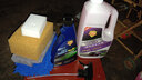 科尔奇（KORKIE）纳米洗车液镀膜洗车打蜡三合一水蜡强力去污上光泡沫汽车清洗剂 洗车水蜡+内饰清洗剂 2L 2瓶 实拍图