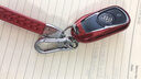 迪加伦别克君越钥匙套君威凯越GL8昂科威 昂科旗微蓝威朗汽车钥匙壳包扣 电镀红(钥匙壳+红色时尚编织绳钥匙扣)  新GL8胖头鱼 新君越 阅朗 昂科威V5专用钥匙壳 实拍图